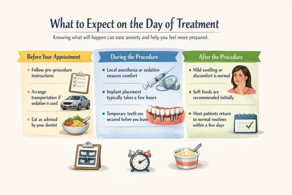 What to Expect on the Day of Treatment